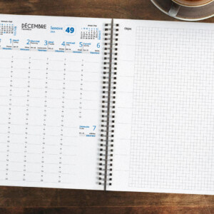 Agenda Week & Notes Spiralé format 27