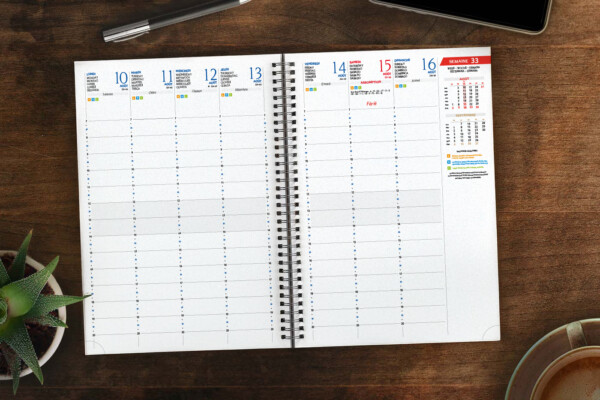 Agenda Classique Spiralé format 27